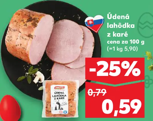 Údená lahôdka z karé