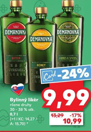 Demanovka bylinný likér