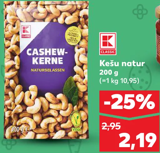 K-Classic Kešu natur