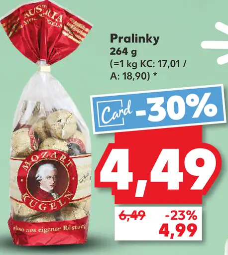 Mozart Kugeln pralinky