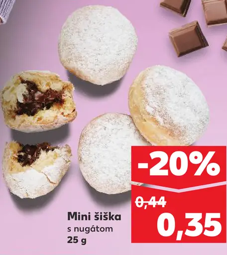 Mini šiška s nugátom