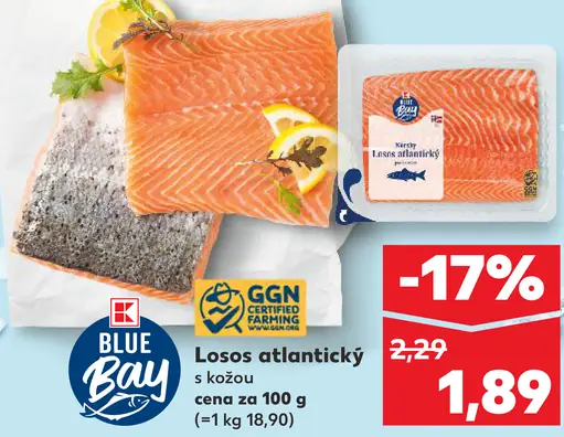 Blue Bay Losos atlantický s kožou