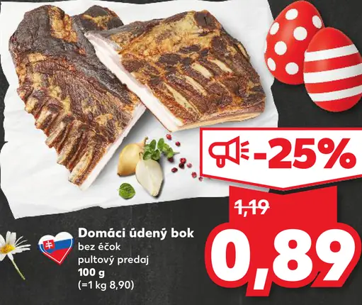 Domáci údený bok bez éčok