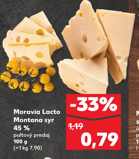 Moravia Lacto Montana syr 45 %