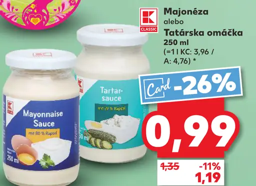 K-Classic majonéza
