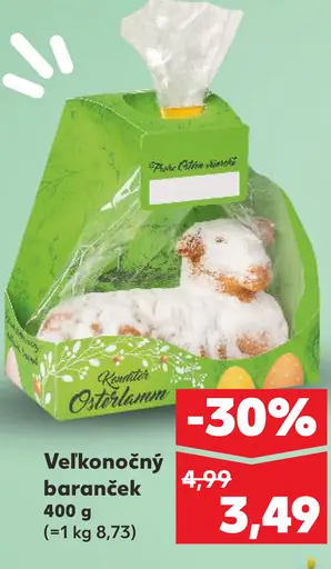 Veľkonočný baranček sladké pečivo