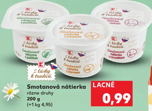 Rajo smotanová nátierka