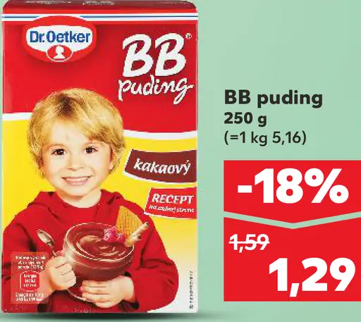 Dr. Oetker BB puding kakaový