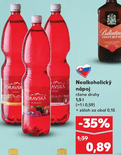 Oravská nealkoholický nápoj