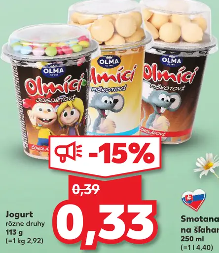 Olma Olmíci jogurtový dezert