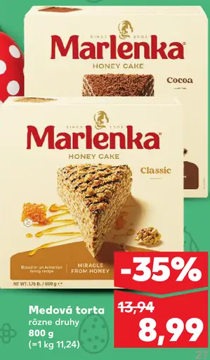 Marlenka medová torta classic