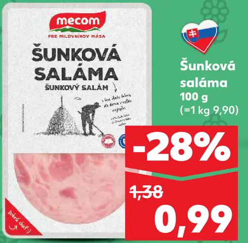 Mecom Šunková saláma