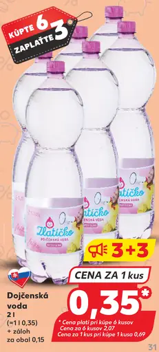 Dojčenská voda Zlatíčko