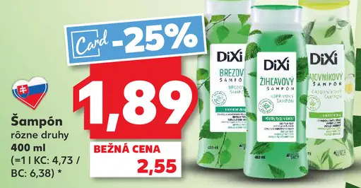 Dixi Žihľavový šampón