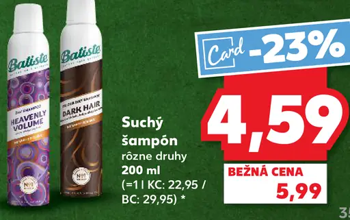 Batiste suchý šampón