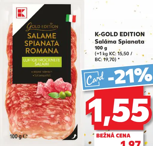 K-Classic K-Gold Edition saláma Spianata Romana