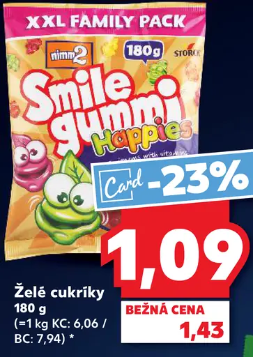 Nimm2 Smile Gummi happies želé cukríky