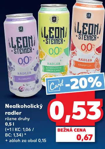 Lobu Ice Tea nealkoholický radler