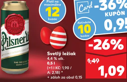 Pilsner Urquell Svetlý ležiak plechovka