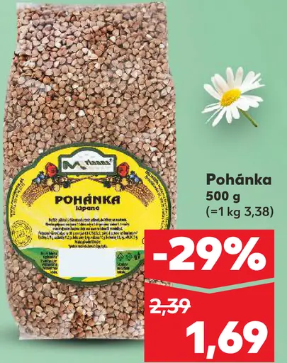 Mlyn Pohronský Ruskov Pohánka