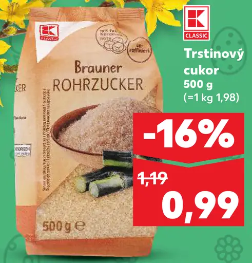 K Classic Trstinový cukor