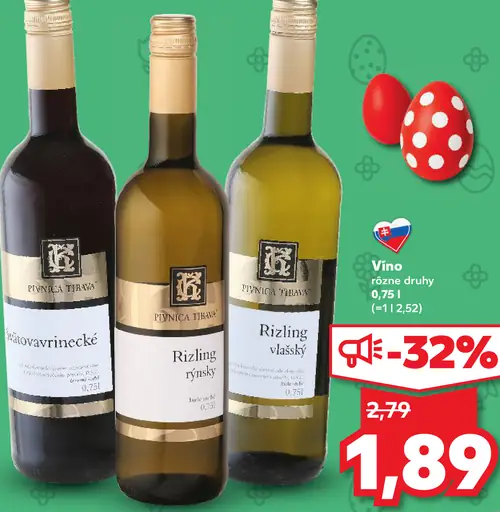 Pivnica Trávni Rizling rýnsky víno