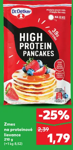 Dr. Oetker zmes na proteínové lievance