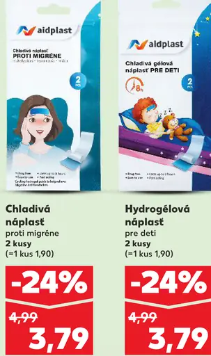 Aidplast chladivá náplasť proti migréne
