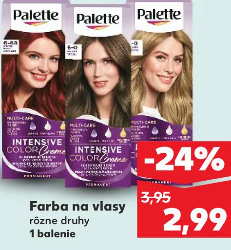 Palette Intensive Color Creme farba na vlasy nugát 6-65