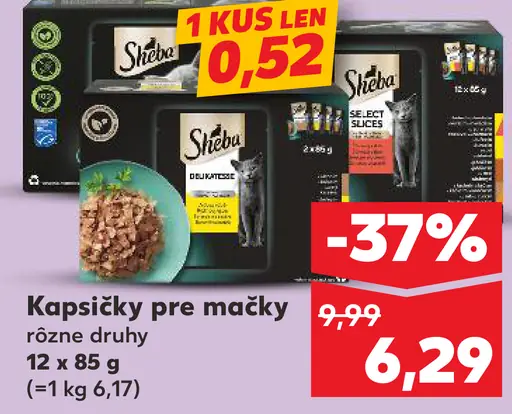 Sheba kapsičky pre mačky