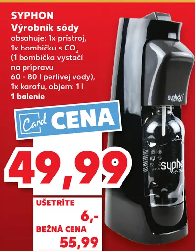 Syphon Výrobník sódy