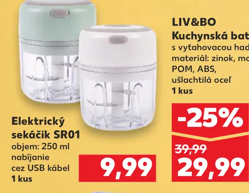 Elektrický sekáčik SR01