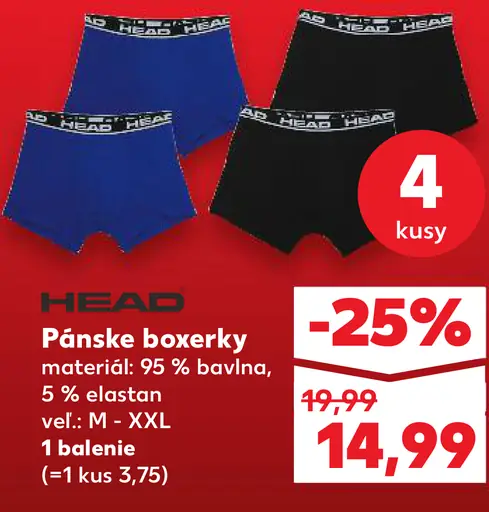Head pánske boxerky