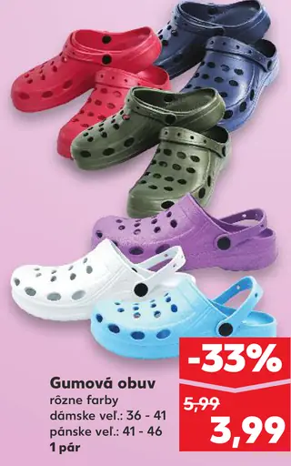 Gumová obuv unisex