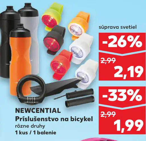 NEWCENTIAL Príslušenstvo na bicykel s reflexnými dekoratívnymi prvkami