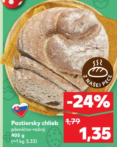 Pastiersky pšeničný chlieb