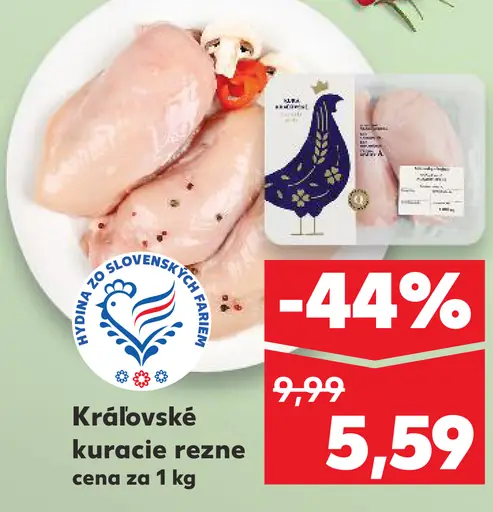 Kráľovské kuracie rezne
