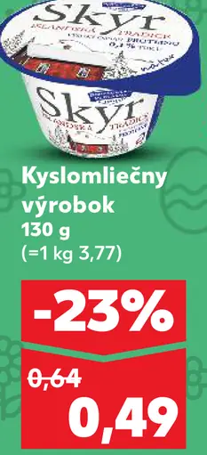 Skyr Kyslomliečny výrobok