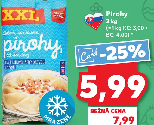 K Classic Pirohy mrazené