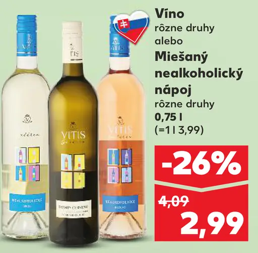 Vitis Galéria víno rôzne druhy