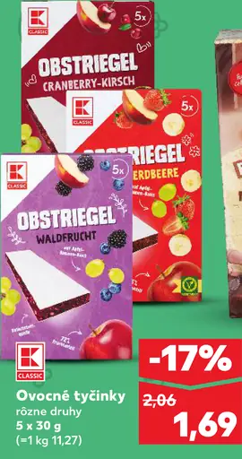 K-Classic ovocné tyčinky