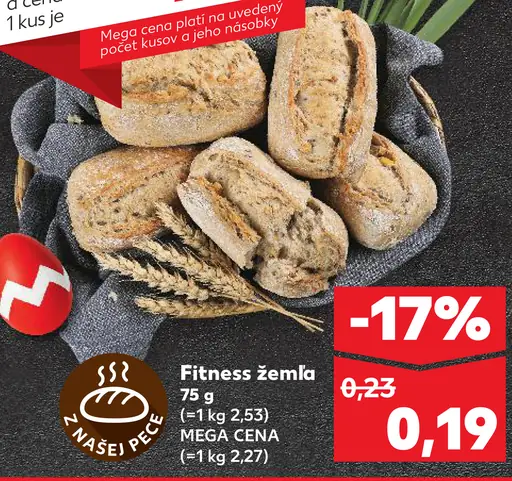 Fitness žemľa