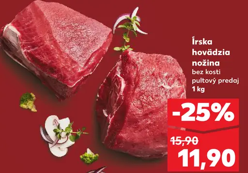Írska hovädzia nožina bez kosti