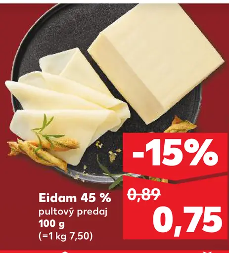 Eidam 45 % syr