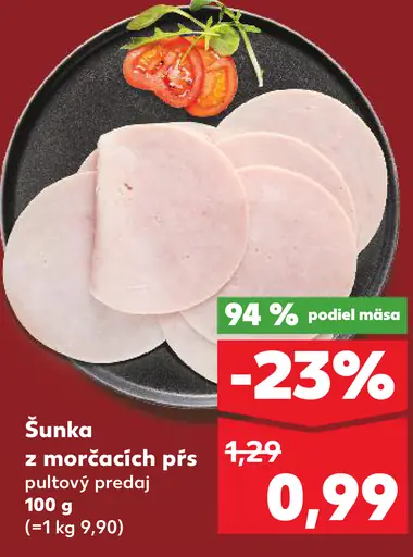 Šunka z morčacích pŕs