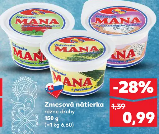 Mana Zmesová nátierka