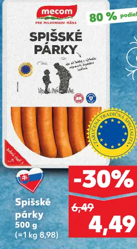 Mecom Spišské párky
