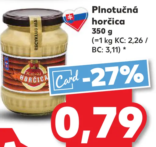 Plnotučná horčica