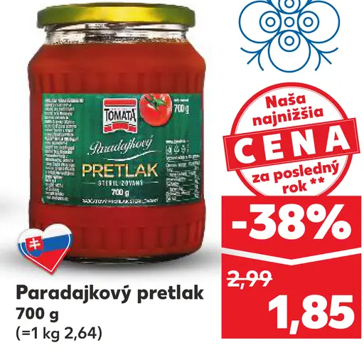 TOMATA Paradajkový pretlak