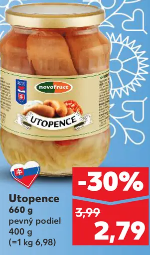 Nowaco utopence v náleve